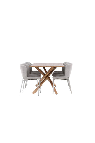 Venture Home Piazza matbord med Modesto matstol