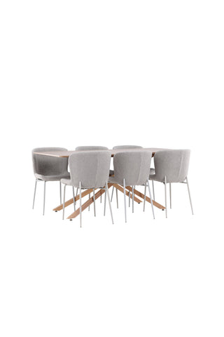 Venture Home Piazza matbord med Modesto matstol