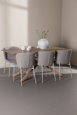 Venture Home Piazza matbord med Modesto matstol