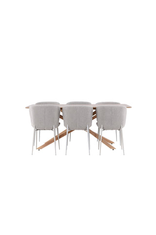 Venture Home Piazza matbord med Modesto matstol