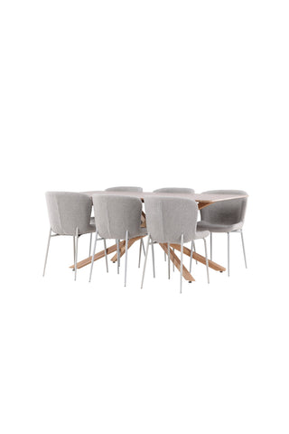 Venture Home Piazza matbord med Modesto matstol