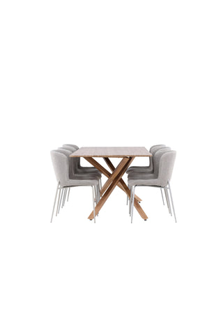 Venture Home Piazza matbord med Modesto matstol