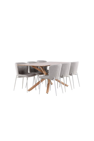 Venture Home Piazza matbord med Modesto matstol