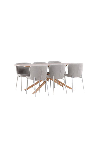 Venture Home Piazza matbord med Modesto matstol