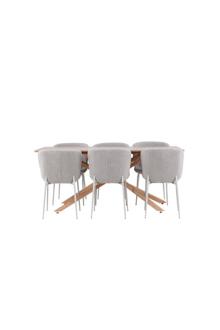 Venture Home Piazza matbord med Modesto matstol