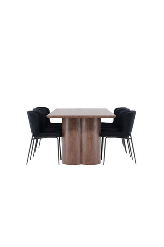 Venture Home Olivia matbord med Modesto matstol