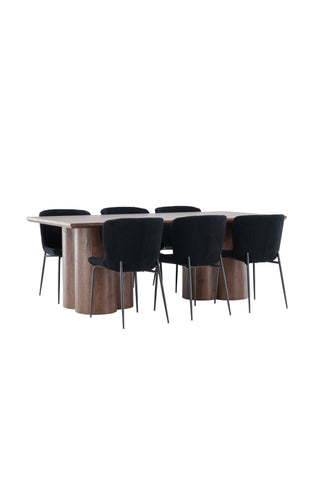 Venture Home Olivia matbord med Modesto matstol