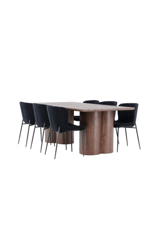 Venture Home Olivia matbord med Modesto matstol
