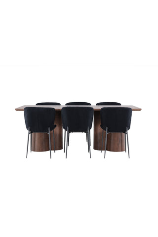 Venture Home Olivia matbord med Modesto matstol