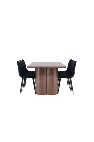 Venture Home Olivia matbord med Polar matstol