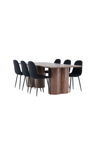 Venture Home Olivia matbord med Polar matstol