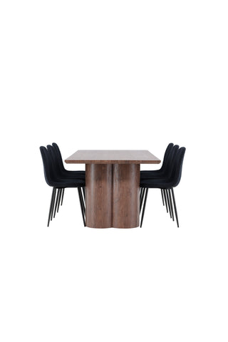 Venture Home Olivia matbord med Polar matstol