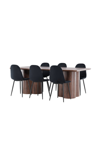 Venture Home Olivia matbord med Polar matstol
