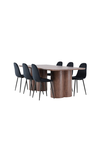 Venture Home Olivia matbord med Polar matstol
