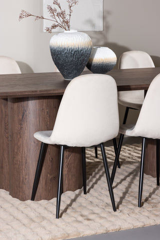 Venture Home Olivia matbord med Polar matstol