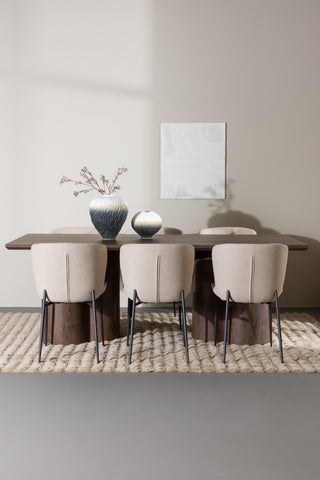 Venture Home Olivia matbord med Modesto matstol
