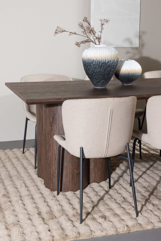 Venture Home Olivia matbord med Modesto matstol