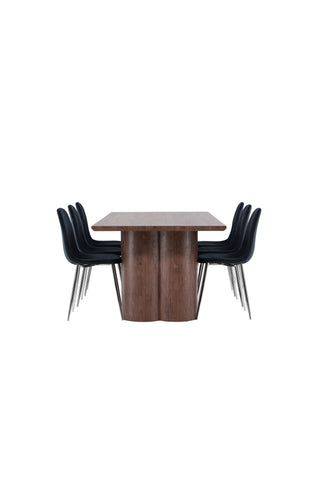 Venture Home Olivia matbord med Polar matstol