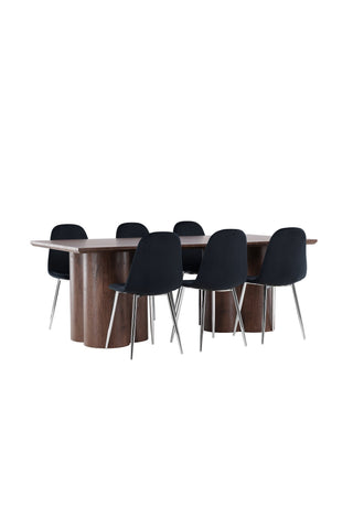 Venture Home Olivia matbord med Polar matstol