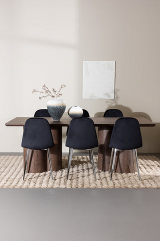 Venture Home Olivia matbord med Polar matstol
