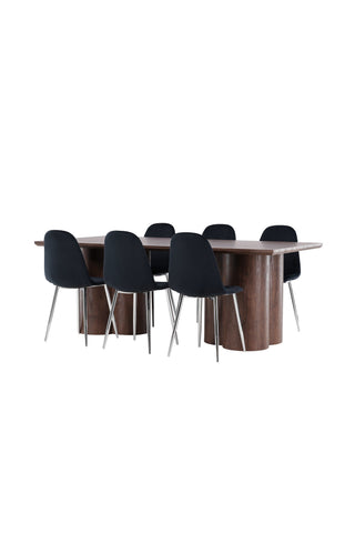 Venture Home Olivia matbord med Polar matstol