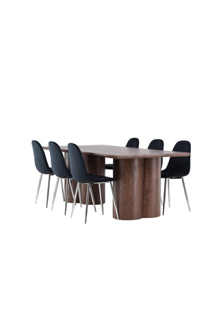 Venture Home Olivia matbord med Polar matstol