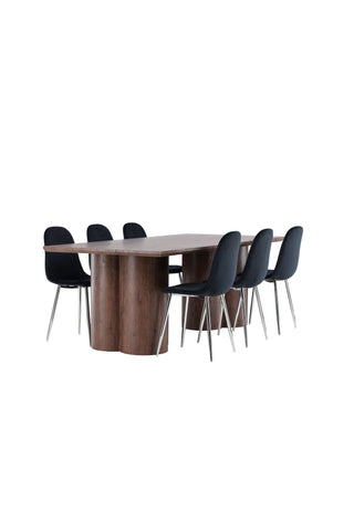 Venture Home Olivia matbord med Polar matstol