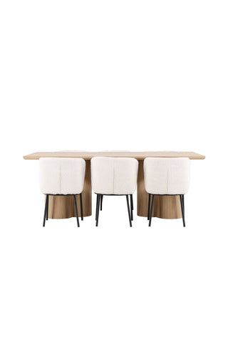 Venture Home Olivia matbord med Agnes matstol