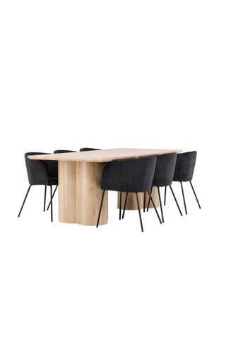 Venture Home Olivia Matbord med Berit Matstol