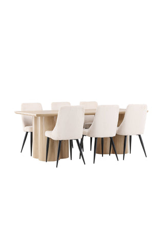 Venture Home Olivia matbord med Leone matstol