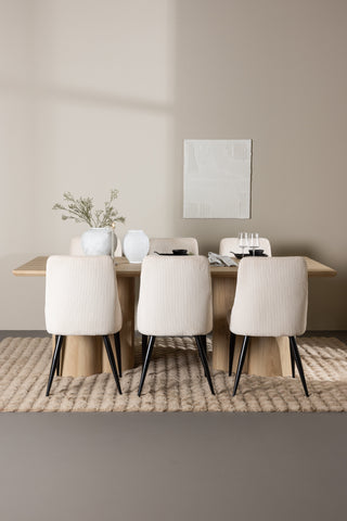 Venture Home Olivia matbord med Leone matstol