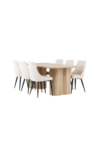 Venture Home Olivia matbord med Leone matstol
