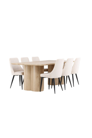 Venture Home Olivia matbord med Leone matstol