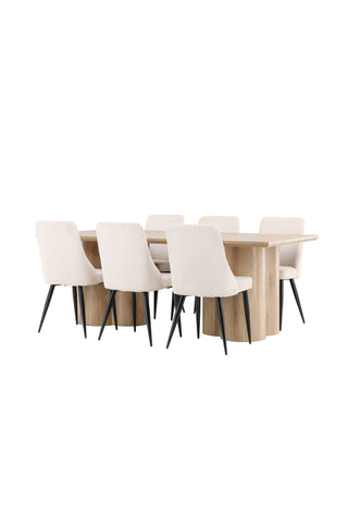 Venture Home Olivia matbord med Leone matstol