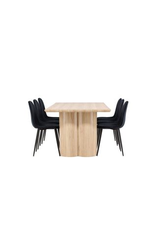 Venture Home Olivia matbord med Polar matstol