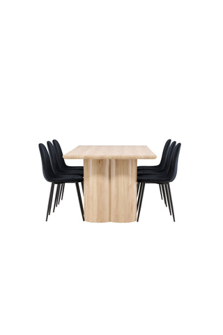 Venture Home Olivia matbord med Polar matstol
