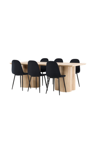 Venture Home Olivia matbord med Polar matstol