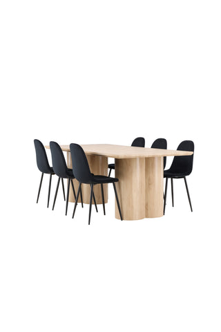 Venture Home Olivia matbord med Polar matstol