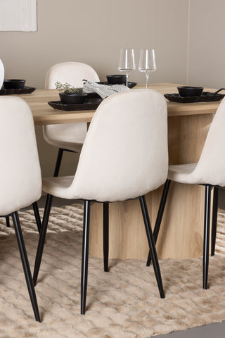 Venture Home Olivia matbord med Polar matstol