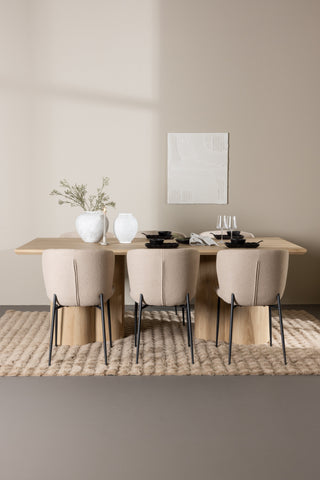 Venture Home Olivia matbord med Modesto matstol