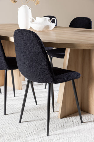 Venture Home Bootcut matbord med Polar matstol