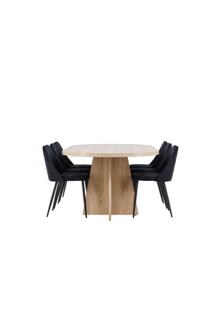 Venture Home Bootcut matbord med nattstol