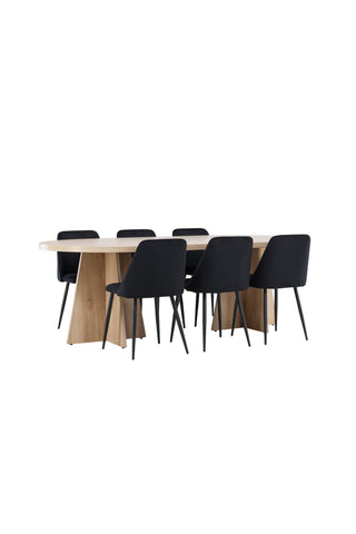 Venture Home Bootcut matbord med nattstol