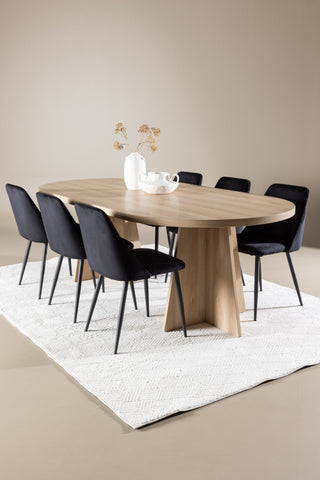 Venture Home Bootcut matbord med nattstol