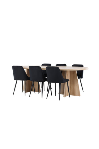 Venture Home Bootcut matbord med nattstol