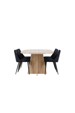 Venture Home Bootcut matbord med nattstol