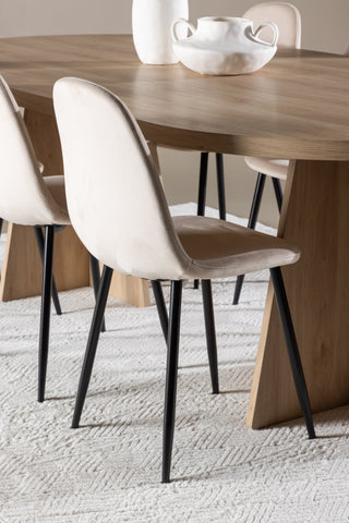 Venture Home Bootcut matbord med Polar matstol