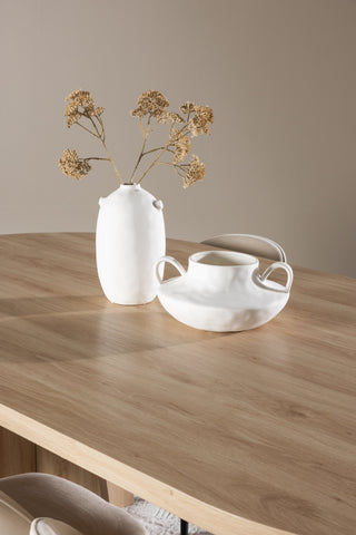 Venture Home Bootcut matbord med sammetsmatsalsstol