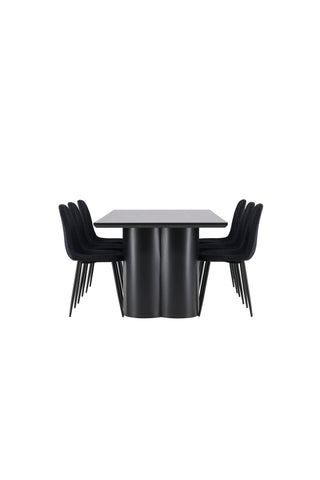 Venture Home Olivia matbord med Polar matstol