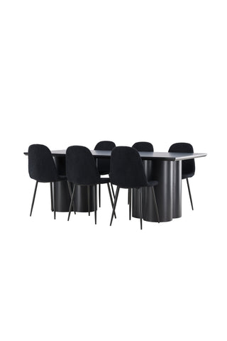 Venture Home Olivia matbord med Polar matstol